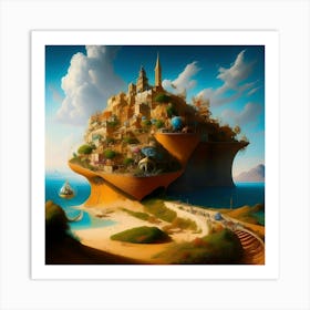 City On An Island Art Print