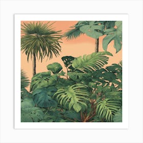 Tropical Jungle Art Print