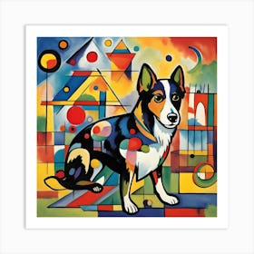 Colorful Dog Art Print