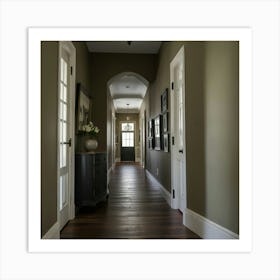 Hallway - Hallway Stock Videos & Royalty-Free Footage Art Print