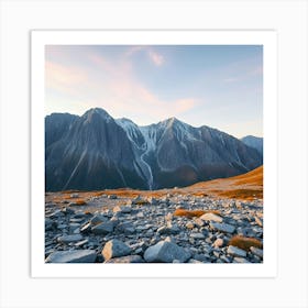 Sunrise In The Mountains 7 Art Print