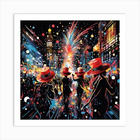 New Year'S Eve 6 Art Print