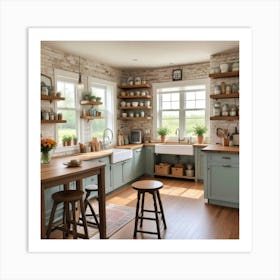 Farmhouse Kitchen 11 Art Print