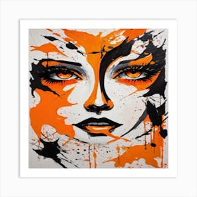 Splatter Painting Art Print