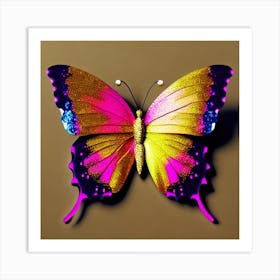 Butterfly 3d Art Print