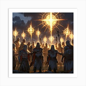 Oath Of Light Art Print