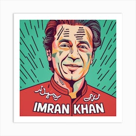 Imran Khan Art Print