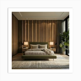 Modern Bedroom Art Print