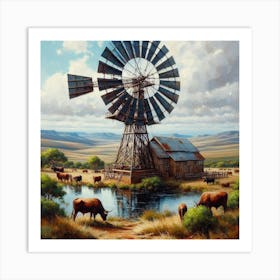 An Old Farm House Art Print