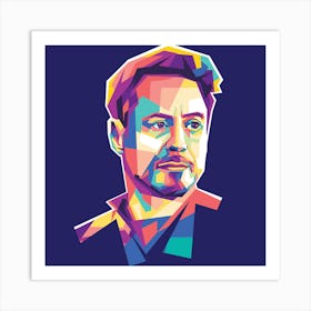 Robert Downey Jr Illustration Art Print