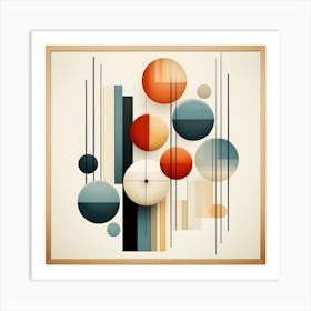 Muted Elegance A Visual Dialogue Art Print