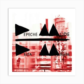 Depeche Mode Rawk 5 Art Print