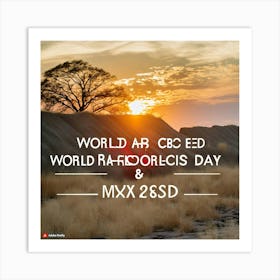 World Air Cbed World Radiologist Day Art Print