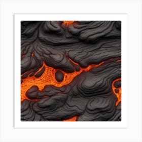 Lava Flow 20 Art Print