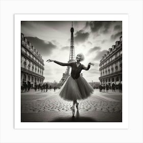 Ballet Dancer In Paris Art Print