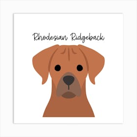 Rhodesian Ridgeback Art Print