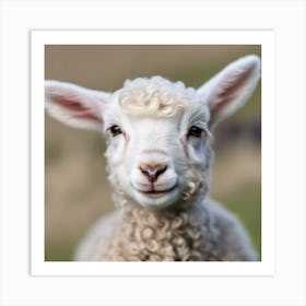 Baby Lamb Art Print