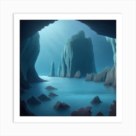 Cave - Cave Stock Videos & Royalty-Free Footage Art Print
