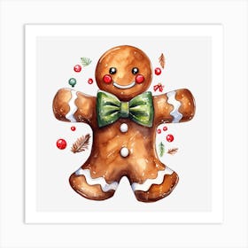 Gingerbread Man 7 Art Print