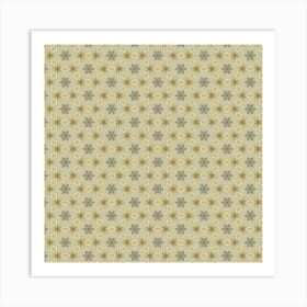 Star Basket Pattern Art Print