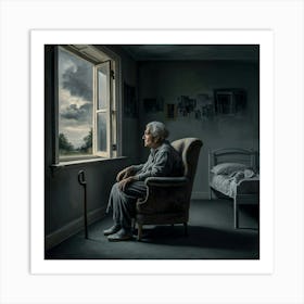 'The Old Lady' Art Print