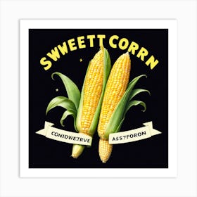 Sweetcorn As A Logo (71) Art Print