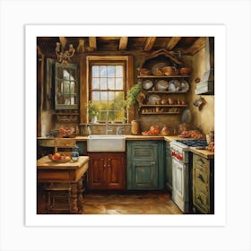 Country Kitchen Art Print