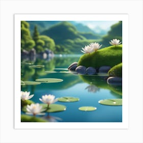 Water Lilies 8 Art Print