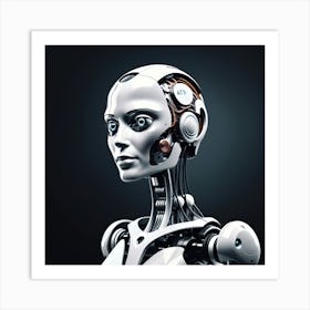 Robot Woman 26 Art Print