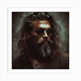 Bearded Man Art Print