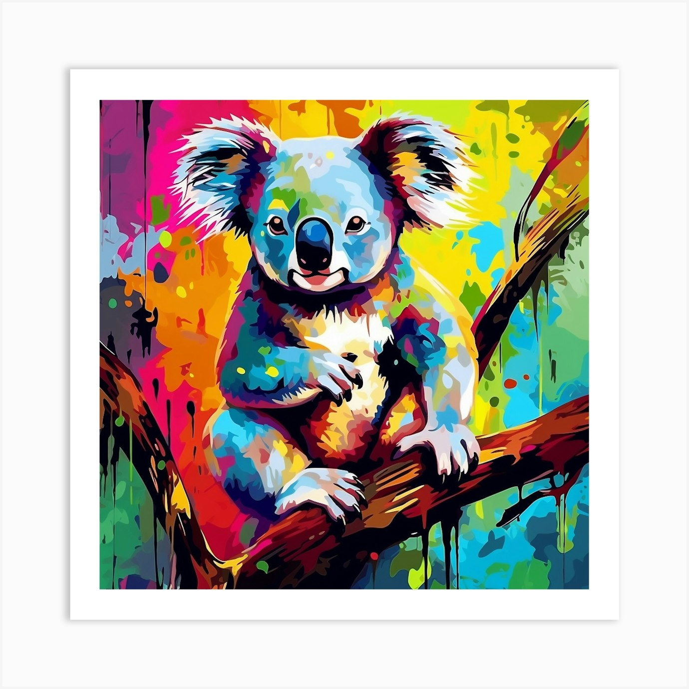 Koala Art Print by Bella Luna - Fy