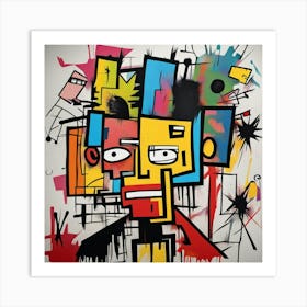 Basquiat State Of Mind 4 Art Print