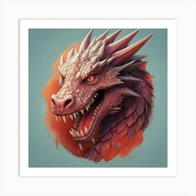 Dragon Head 1 Art Print