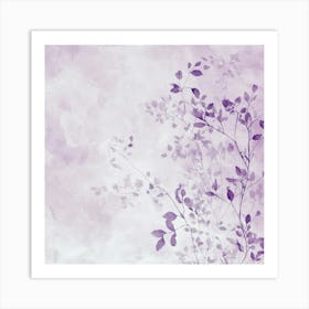 Lilac Background Poster