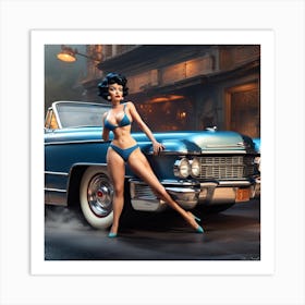 Pinup Girl 2 Art Print