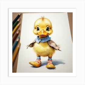 Duck! 41 Art Print