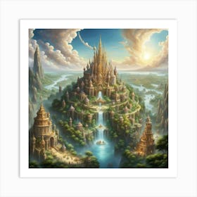 Fantasy Castle 8 Art Print