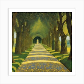 Allee At Schloss Kammer, Gustav Klimt 10 Art Print