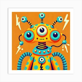 Robot Art Print