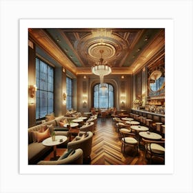 Bar In A Hotel Art Print