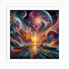 Psychedelic Painting 1 Art Print