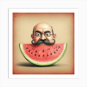 Watermelon Man 5 Art Print