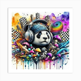 Panda 8 Art Print