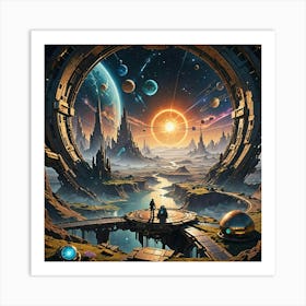 Spacescape Art Print