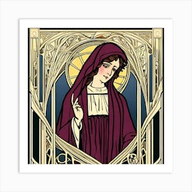 Virgin Mary Art Print