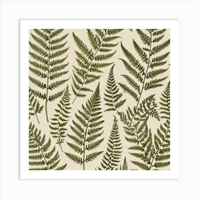 Fern Leaves 1 Art Print