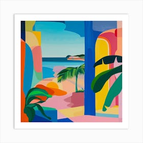 Abstract Travel Collection Anguilla 6 Art Print