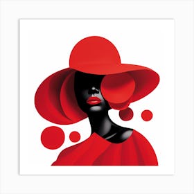 Red Hat 8 Art Print