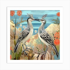 Bird In Nature Roadrunner 2 Art Print