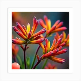 Kangaroo paw Art Print